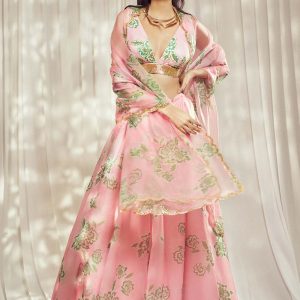 Baby Pink Lehenga Set HS-24-102