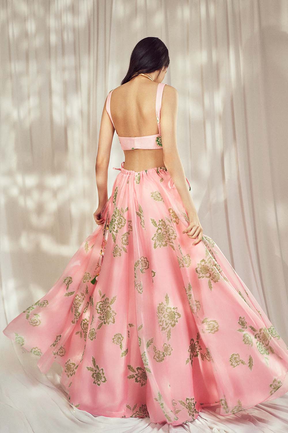 Baby Pink Lehenga Set HS-24-102